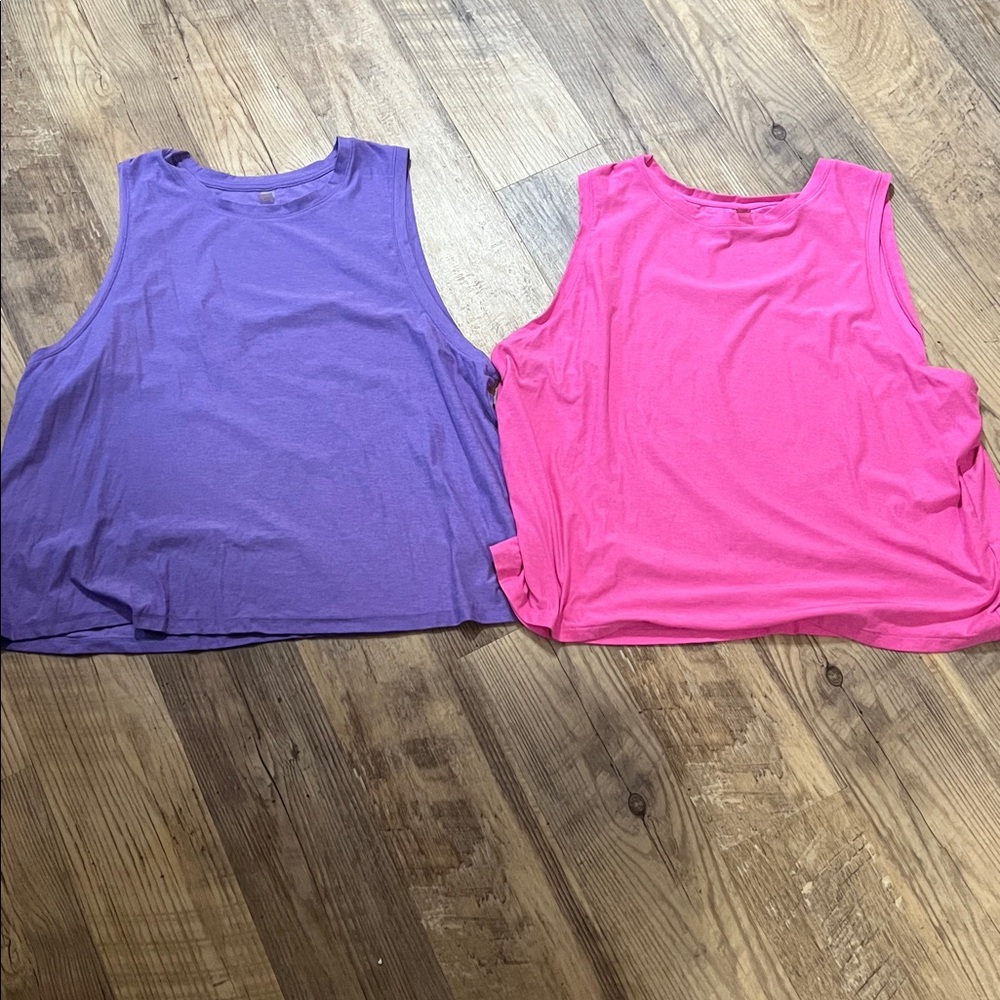 Beyond Yoga Purple and Pink Tank Tops, 2xl